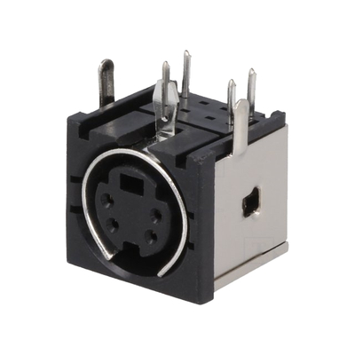      Mini DIN socket 4 pin SVHS
