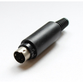 Mini DIN plug 4 pin SVHS