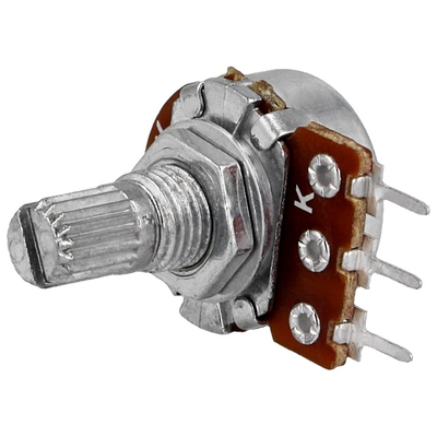 Potentiometer shaftl mono  22K log