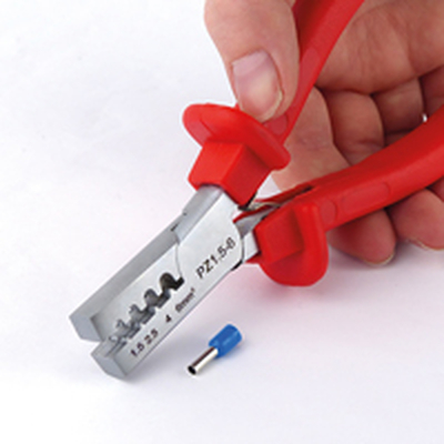 Presszange für Aderendhülsen 1,5 - 6 mm²