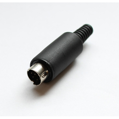 Mini DIN plug 8 pin