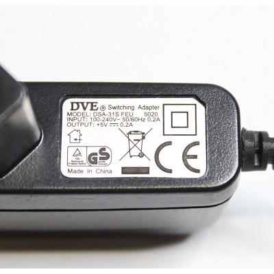 Power supply 5VDC 200mA - DSA-31S FEU