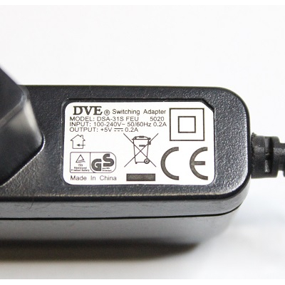 Steckernetzteil 5VDC 200mA - DSA-31S FEU