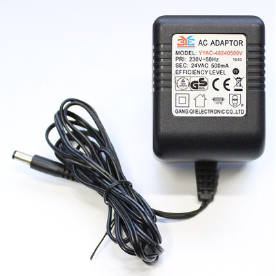 Plug-in power supply 24VAC 500mA 12W - YYAC-482405001V