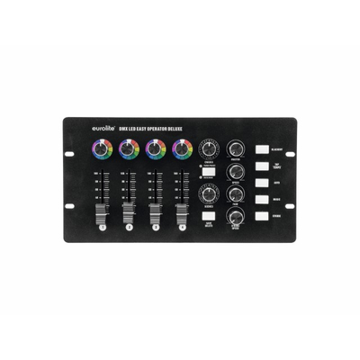 Controller fr farbige 4 LED-Scheinwerfer oder eine KLS-Anlage mit 4 Segmenten - DMX LED EASY Operator Deluxe