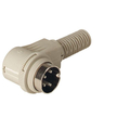 DIN Stecker  4 Polig 216� 90� abgewinkelt
