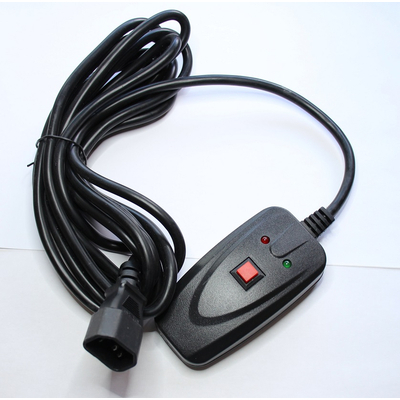 Cable remote control for fog machines with IEC connection