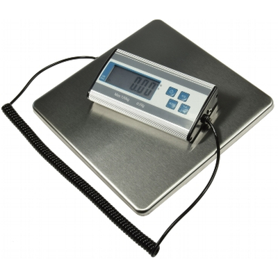 Package scale / shipping scale 0-120kg, 27x27cm stainless...