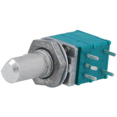 Potentiometer shaft mono   50K log with switsh