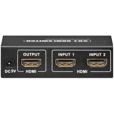 HDMI Switch Box - for connection of up to 2 devices, to f.e. 1 telly
