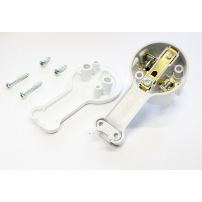 Schutzkontakt Stecker besonders flache Bauweise