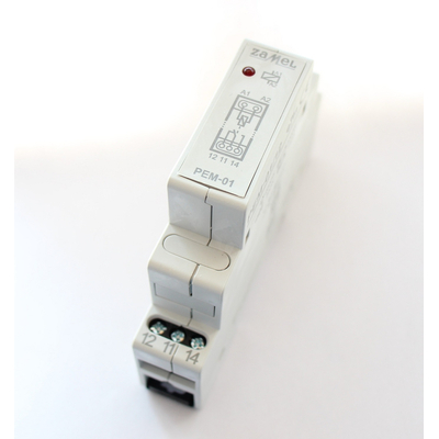 Relais f�r Hutschienenmontage monostabiel  12VDC 16A 1 x...