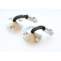 Wandanschluss-Umlenker 1 Paar 42mm Chrom matt Metall