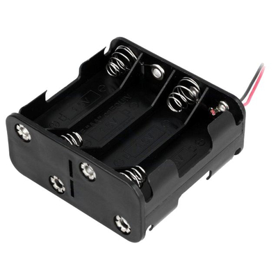 Battery holder for 8 x Mignon cell / AA / LR06 - cable connection