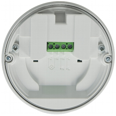 Wall & Ceiling motion detector 360 � LED suitable 8m detection white IP65