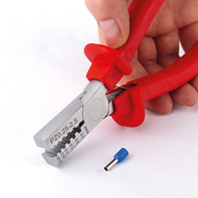 Crimping pliers for ferrules  0.25 - 2.5 mm