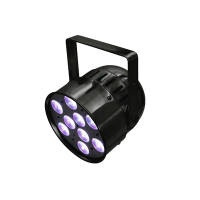 PAR-Scheinwerfer mit 9 x 8-Watt-4in1-LED und RGBW-Farbmischung - LED PAR-56 QCL Short sw