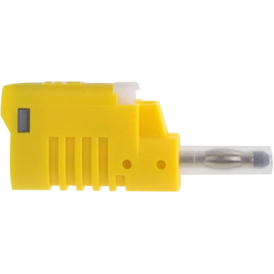 Safety laboratory plug 4mm yellow