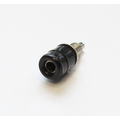 4mm banana socket black 16A