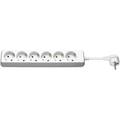 6-fold protection contact Socket strip with 3,0m supply...