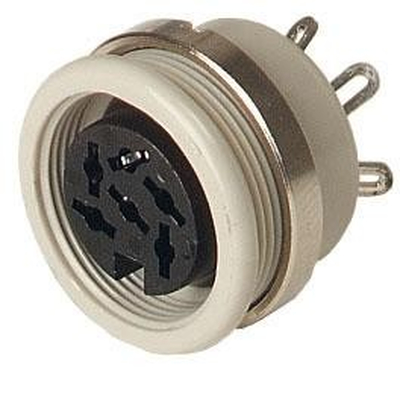     DIN socket 6 pin with screw locking