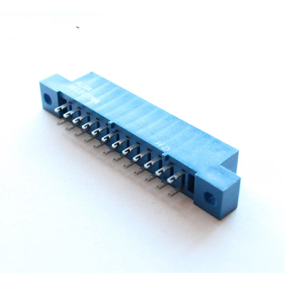 Card Edge Connector LW-S12A2G 12Px2 pitch=3.96mm Solt Socket Solder Lug
