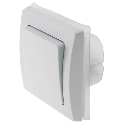 Wechsel-Schalter 250VAC 10A, inkl. Rahmen UP IP44  wei�