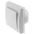 Two-Way Switch 250VAC 10A, incl. Frame (Flush-Mount) IP44...