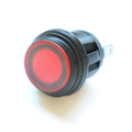 Wippschalter aus/ein mit Kontrollleuchte  14VDC 20A IP65 rot