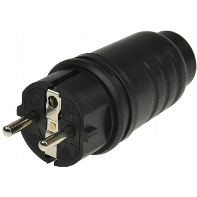 Safety rubber plug for outdoor 250V / 16A IP44