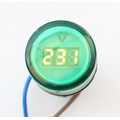 LED Indicator with integrated voltmeter 22mm 60 -...