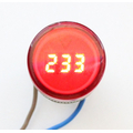 LED Indicator with integrated voltmeter 22mm 60 - 500VAC...