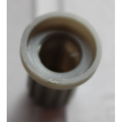 Knob for toothed 6mm axles, red
