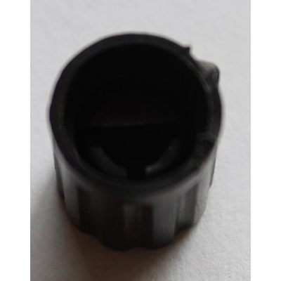 Knob for beveled 4mm axes, black