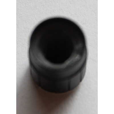 Drehknopf f�r geriffelte 6 mm Achsen 13 x 17mm schwarz