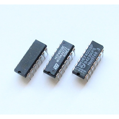 CD 4001 /HEF 4001BP/ HCF 4001BE  Quad 2-Input NOR...
