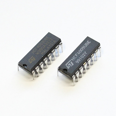 C-Mos 4009 / HCH 4009UBE Hex Buffers (Inverting)