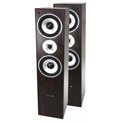 HiFi Standlautsprecherboxen 350Wmax 3 Wege Walnuss