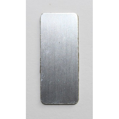 Aluminiumplatten 10 x 24mm selbstklebend (10Stk)