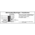 100V Leistungs-Audio-Transformator  6Wmax - TR-175/ 6