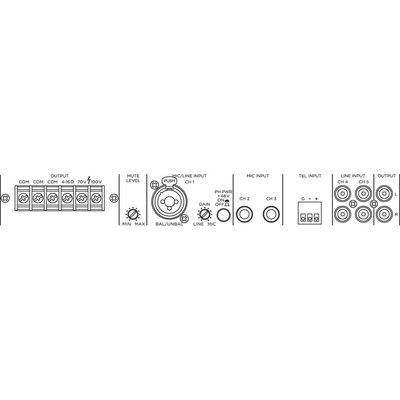 ELA Mischverst�rker 340W max - PA-324