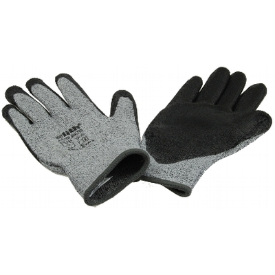 Cut protection gloves gray / black PU coating, EN388, size 11