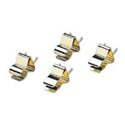 Festoon brackets print mounting gold-plated (4 pieces) - PLH-4 I