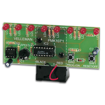 8 Kanal LED-Lauflicht Bausatz - MK 107