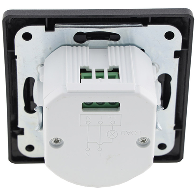 MILOS Motion Detector 160� Anthracite, LED-compatible, 250VAC, Flush-mount, 3-wire