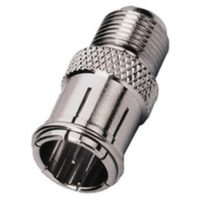 F-Schraubbuchse / F-Schnellverbinder Stecker - FCH-17