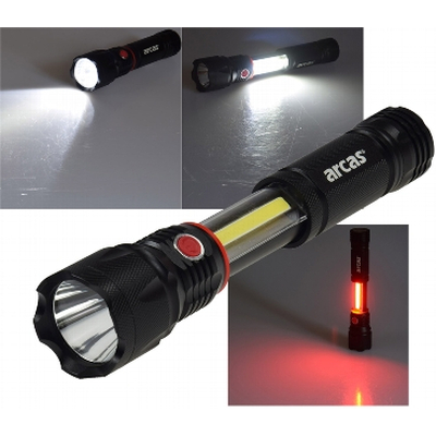 LED-Taschenlampe, Arbeitsleuchte, Warnleuchte  3W 350lm