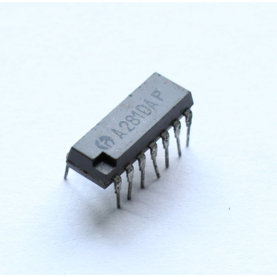 A281D AM-FM-IF amplifier for battery and mains operation...