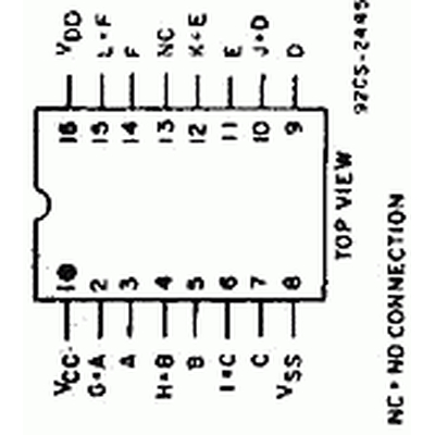CD 4010BE / HCF 4010BE/ TC 4001  6 nicht-invertierende Puffer