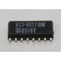CD 4017 / HCF 4017BM  SMD  Dezimalzhler mit 10...